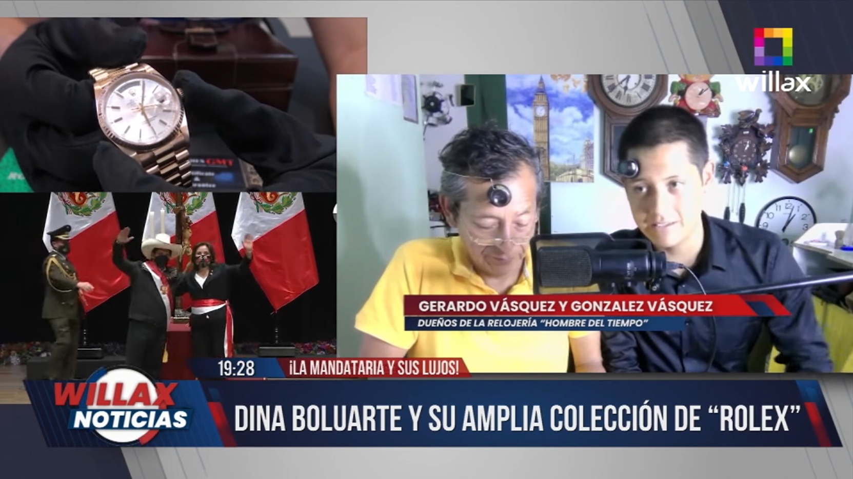 Reparación reloj de la presidencia